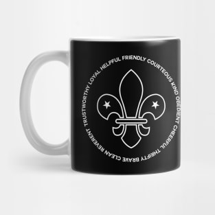 Scouting - Boy Girl Scouts / Scout Motto, Oath, Law and Slogan Mug